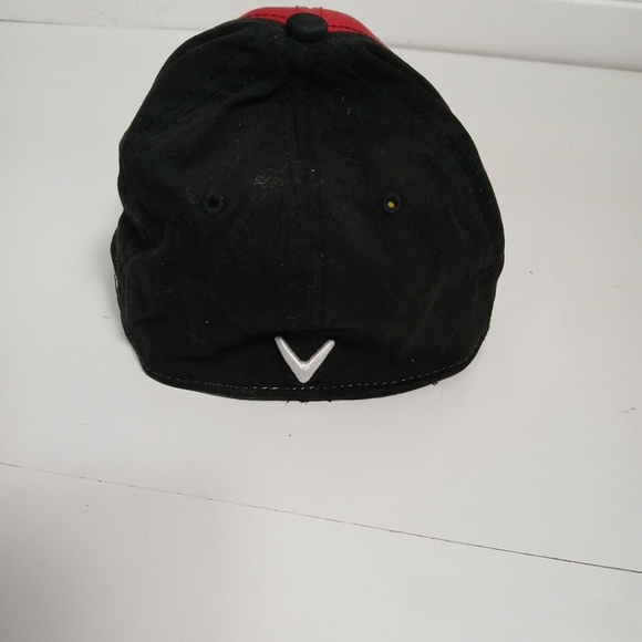 Callaway Golf Red And Black On Size Baseball Cap Hat - Picture 4 of 7